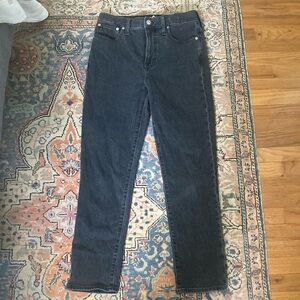 Madewell The Perfect Vintage Jean Black Wash Size 26
